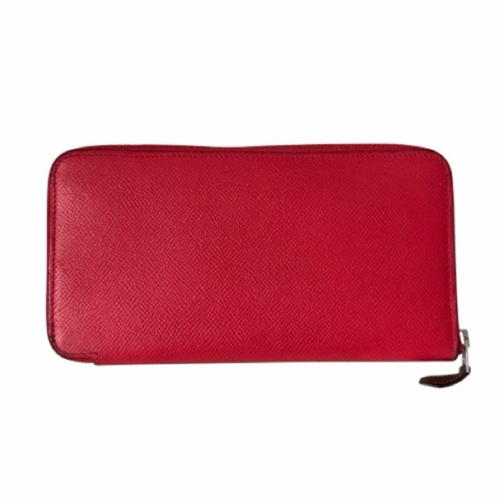 Hermès Azap Silk’In Long Wallet – Texas Rose Epsom Leather with Silk Lining - Picture 3 of 16